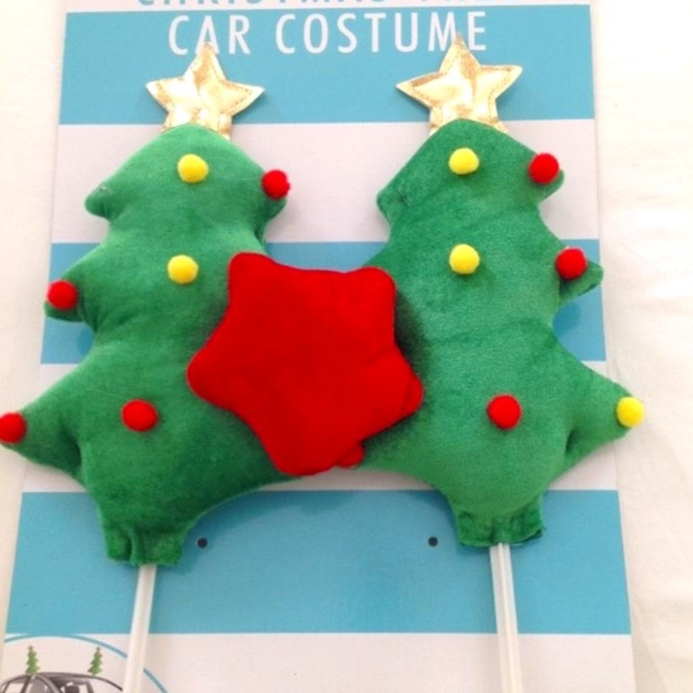 💲SALE💲 NIP Christmas Tree with Red Star Nose Car Costume